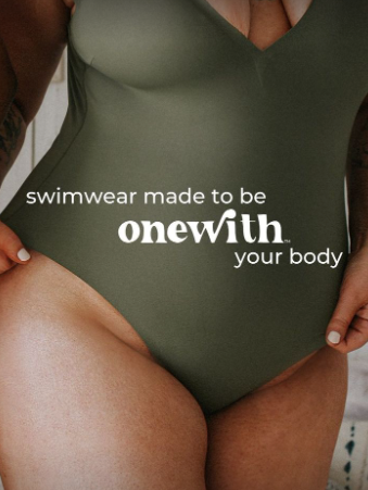 seamless swimwear, best midsize swimwear, best plus size swimwear, flattering swimsuits, swimsuit bottoms that fit like underwear, seamless swimwear