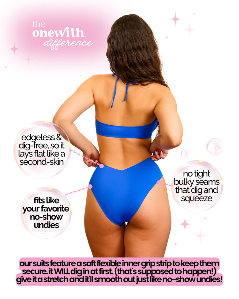 Jennings V-Cut High-Waisted Bikini Bottom