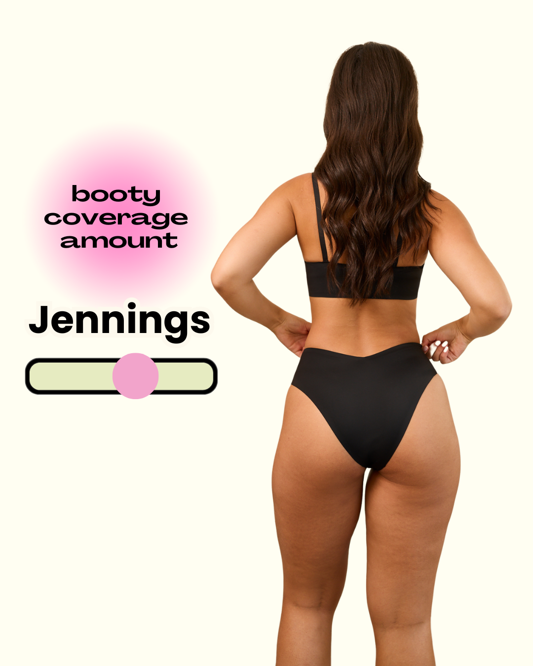 Jennings V-Cut High-Waisted Bikini Bottom