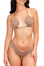 Shoreham Shell-Shaped String Bikini Top