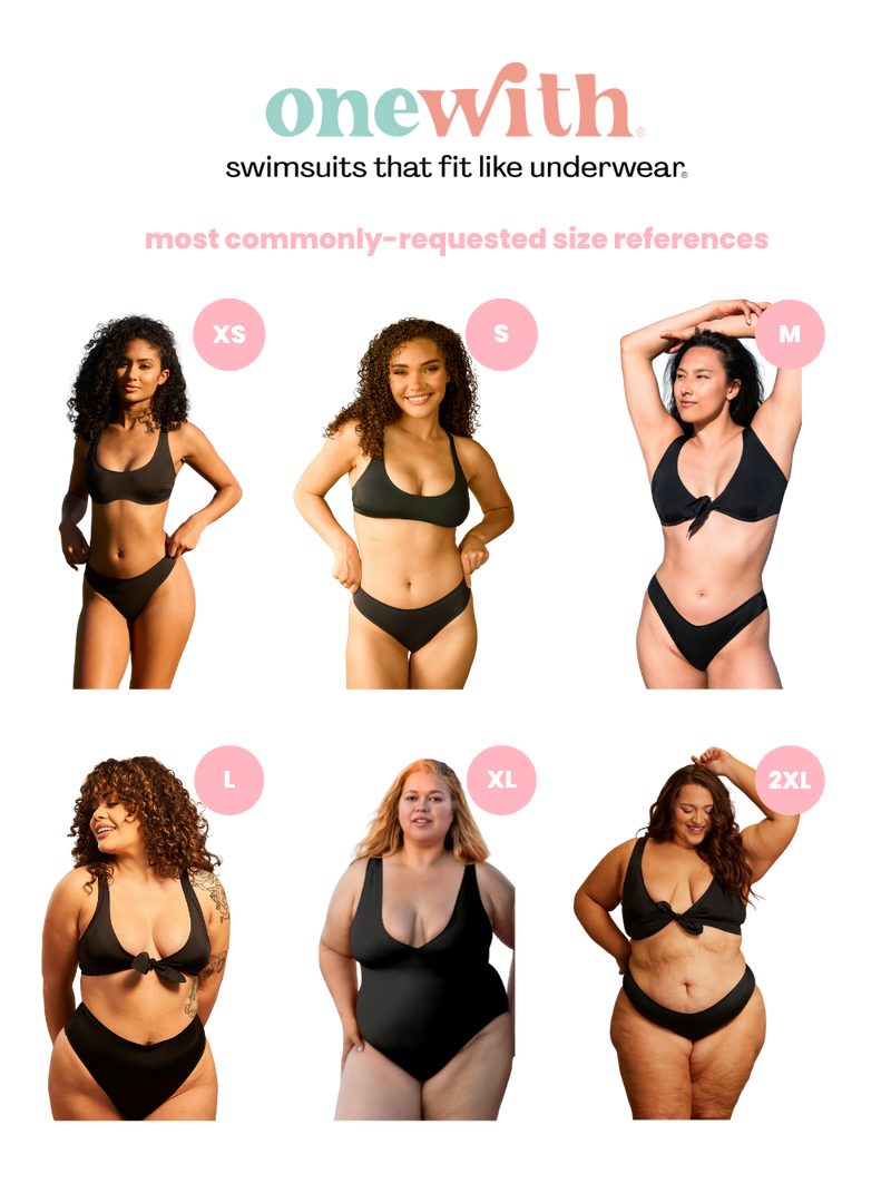 Jennings V-Cut High-Waisted Bikini Bottom