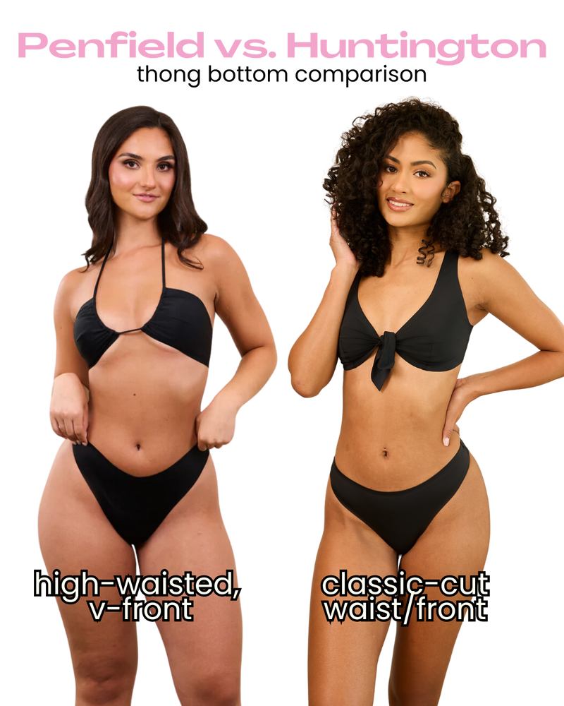 Penfield High-Waisted Thong Bikini Bottom